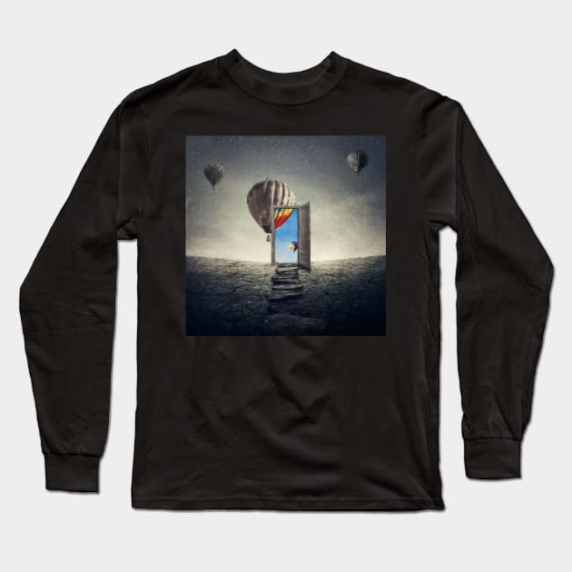 the world next door Long Sleeve T-Shirt by psychoshadow